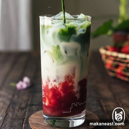 Strawberry Matcha Latte