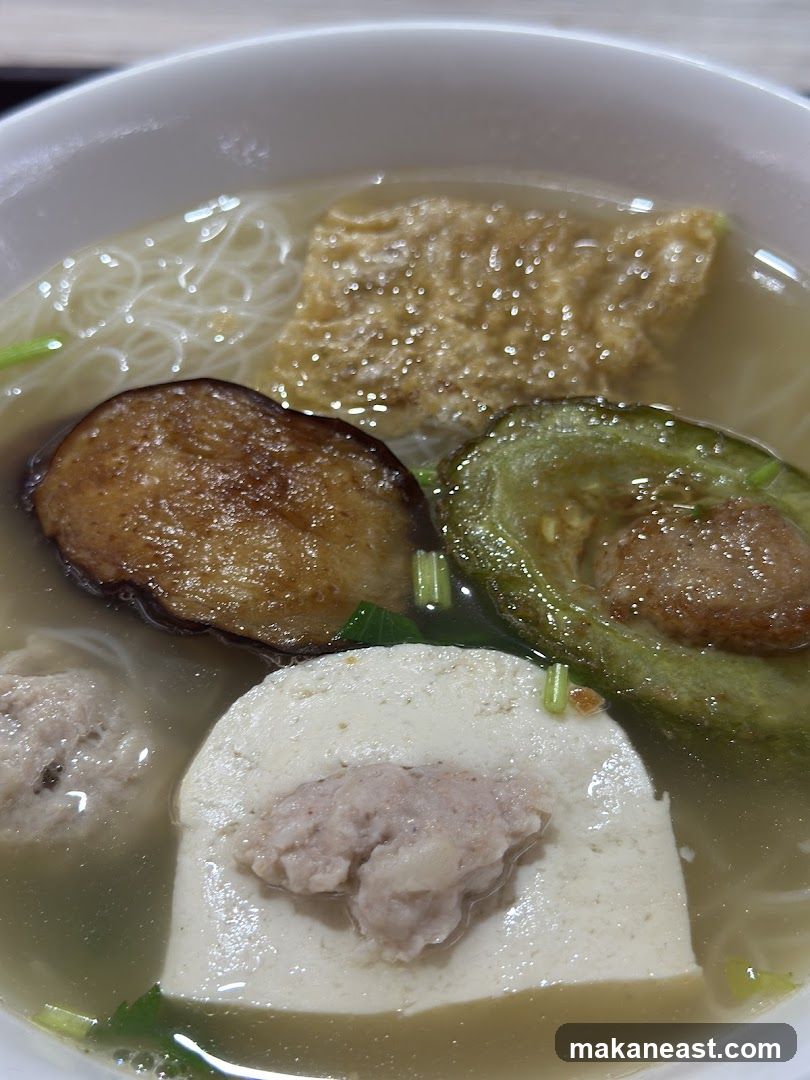 Noodle Soup with Tofu and Vegetables