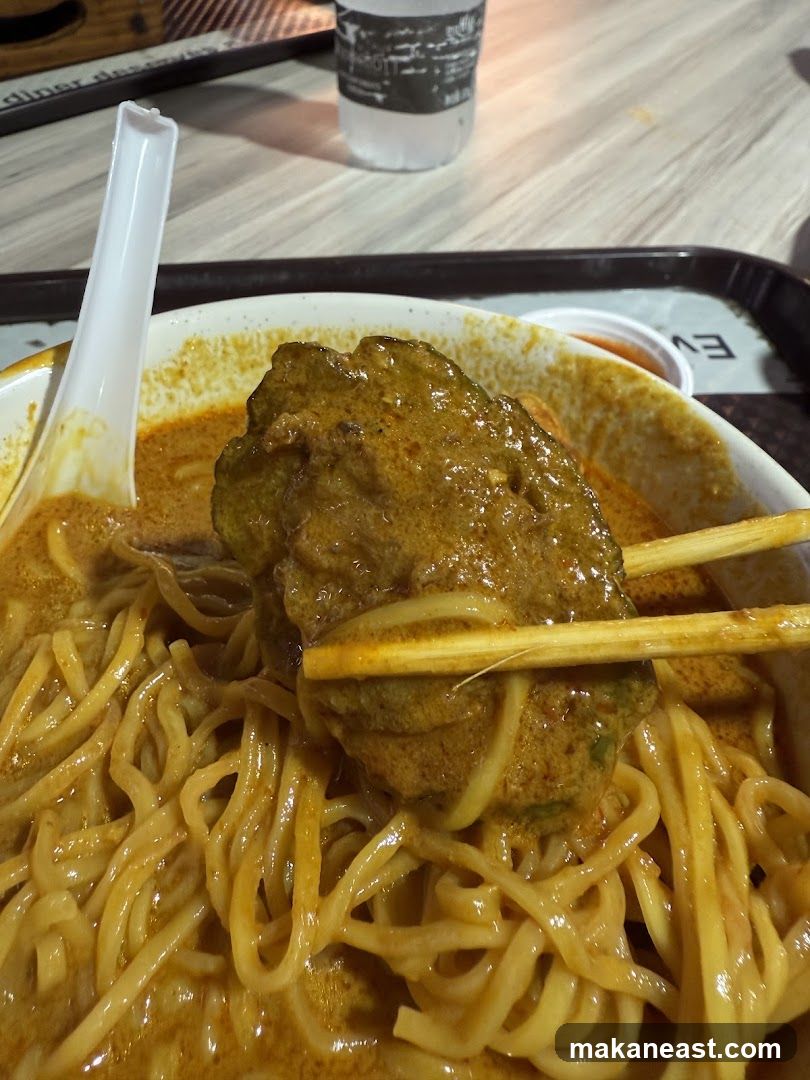 Curry Noodles with Meat