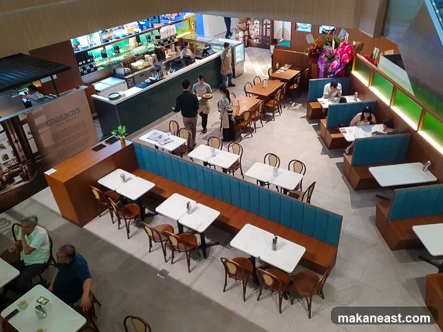 Restaurant Interior with Booths and Tables