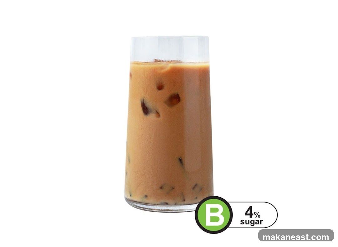 Iced Coffee with 4% Sugar