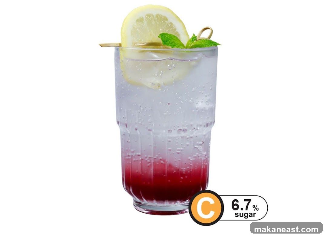 Berry Soda with Lemon and Mint