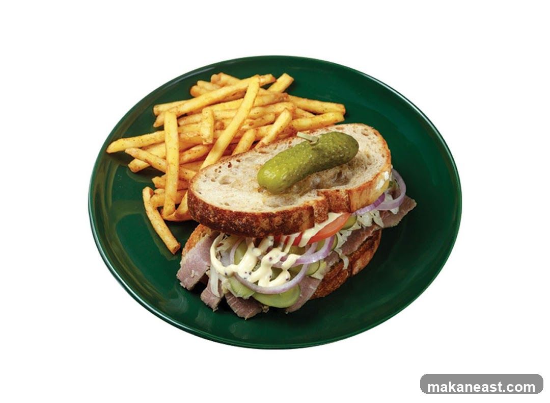 Sandwich and Fries