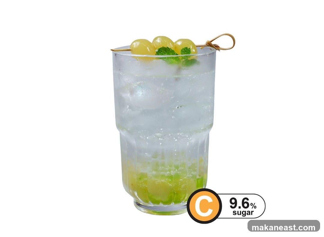 Grape and Mint Soda