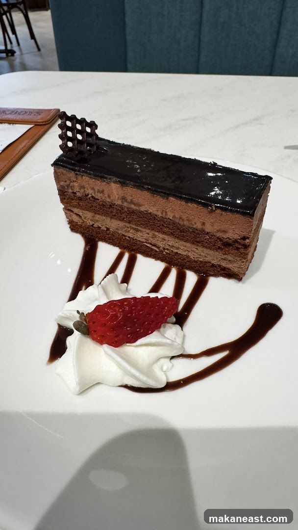 Chocolate Cake Slice