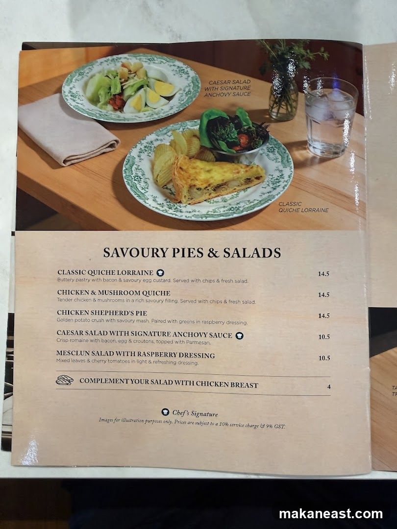 SAVOURY PIES & SALADS