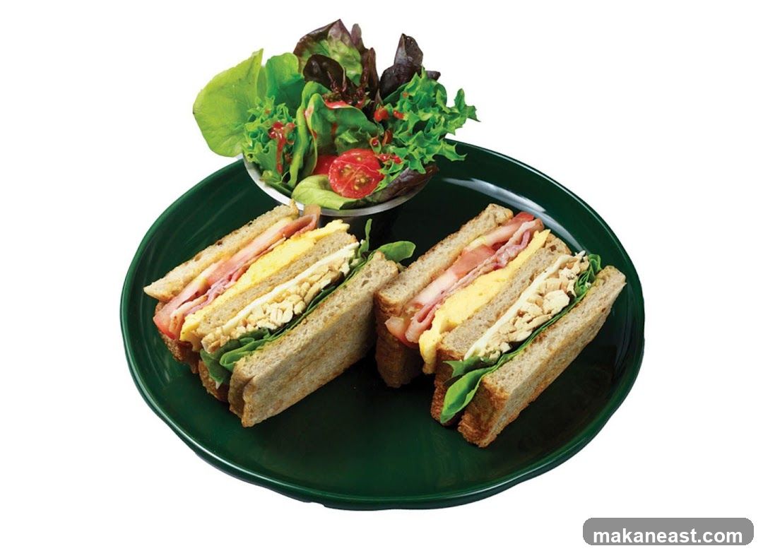 Sandwiches with Salad