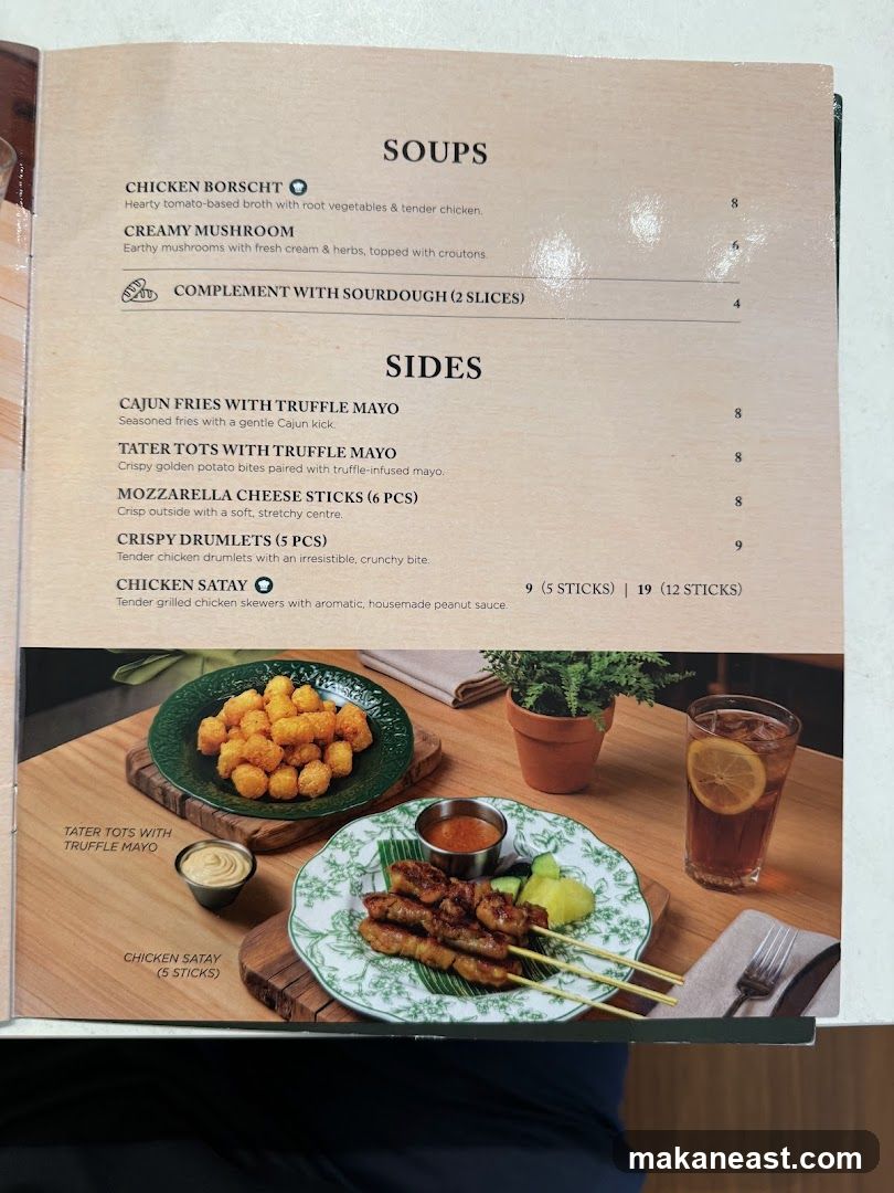 Soups and Sides Menu