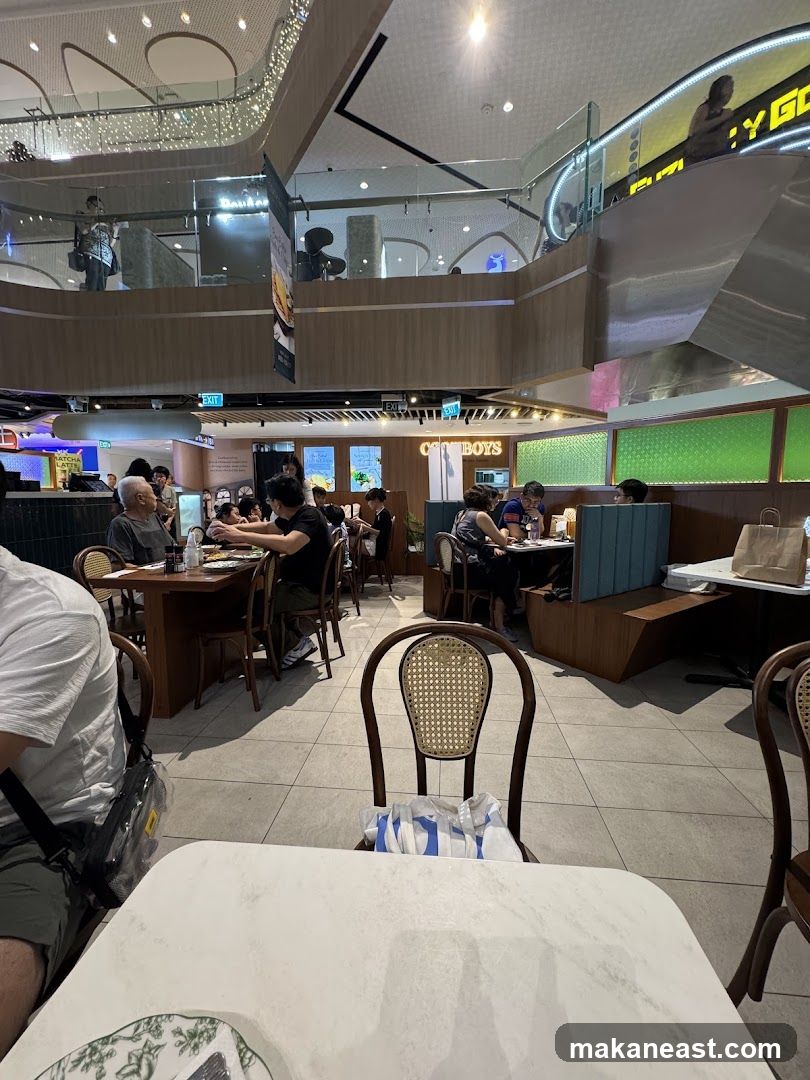 Restaurant Interior with Diners