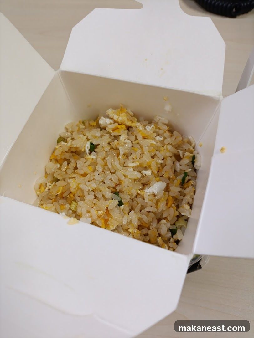 Fried Rice in Takeout Box
