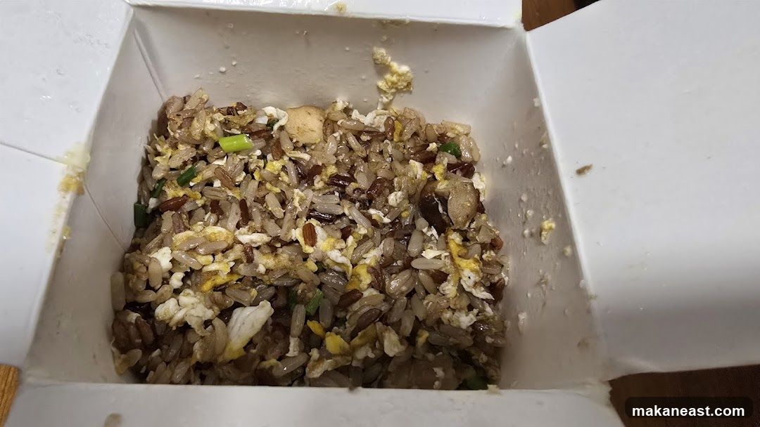 Fried Rice in Takeout Container