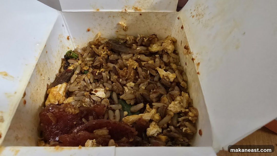 Fried Rice in Takeout Box