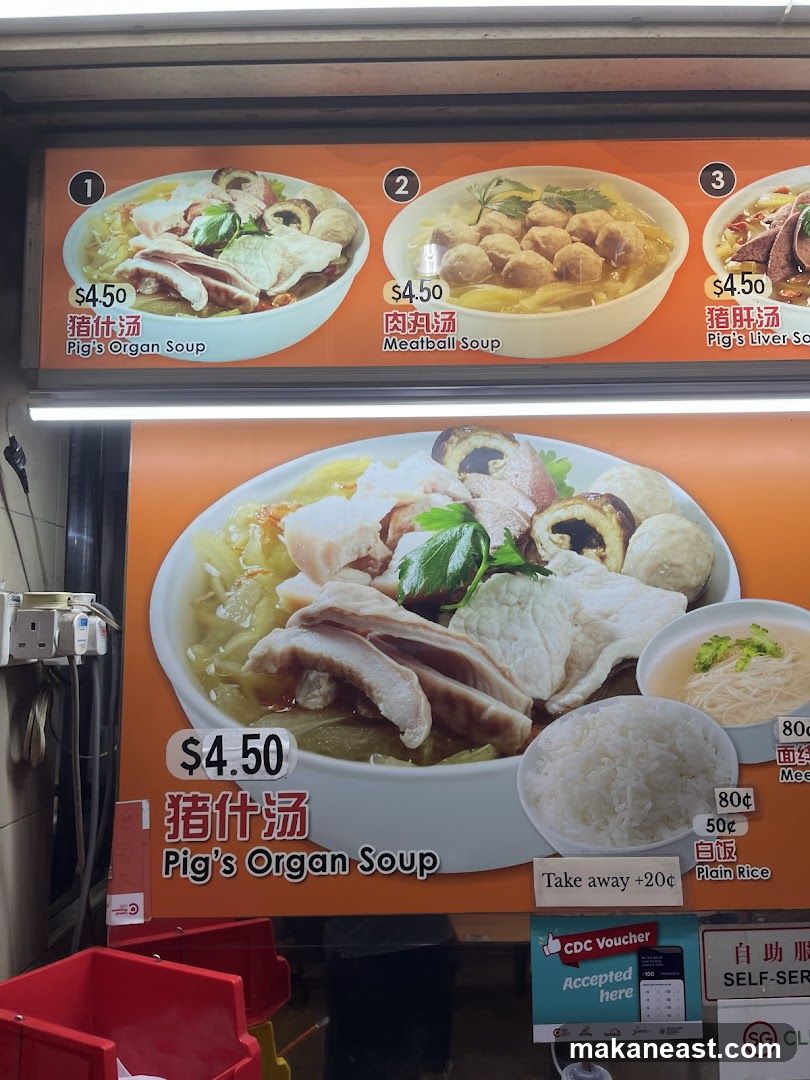 Food Menu Display