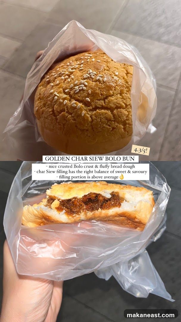 Golden Char Siew Bolo Bun