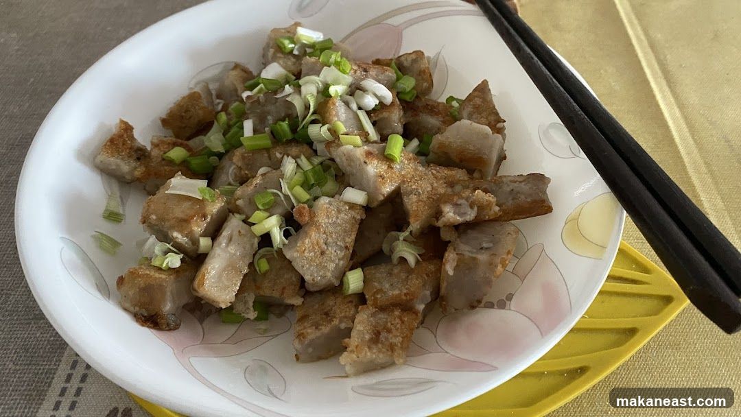 Fried Taro Bites with Scallions