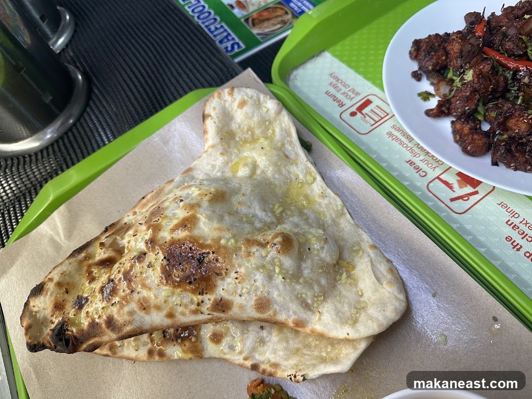Naan Bread and Food