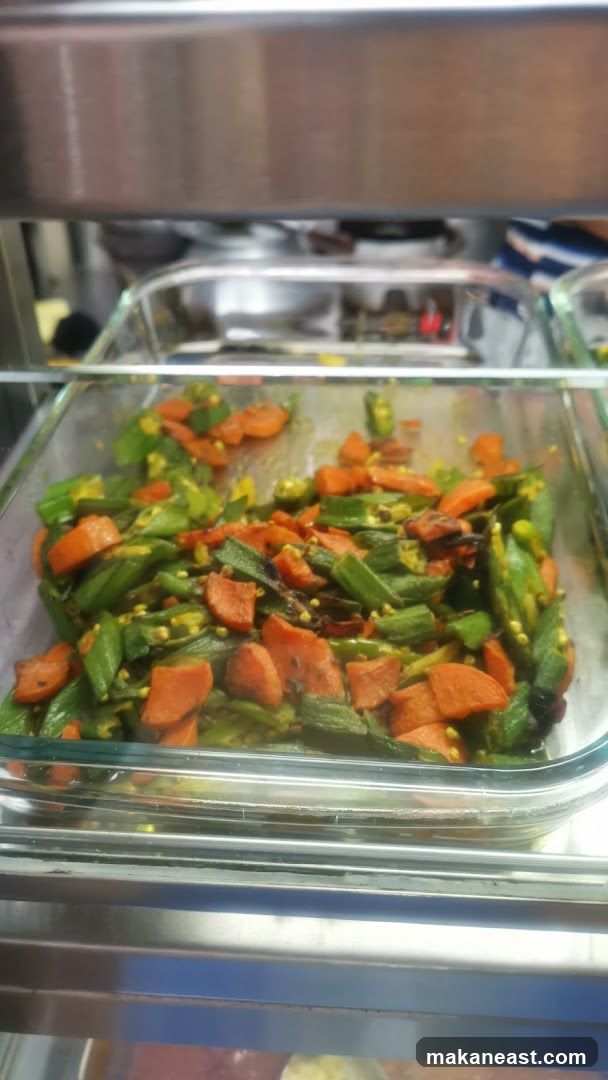 Okra and Carrot Dish
