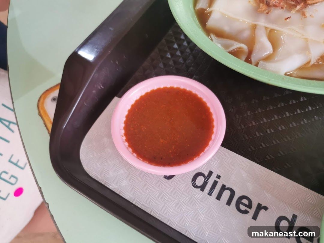 Diner Tray with Sauce and Noodles