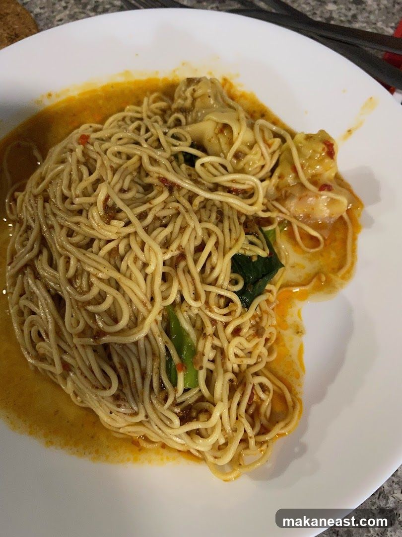 Noodles with Wontons