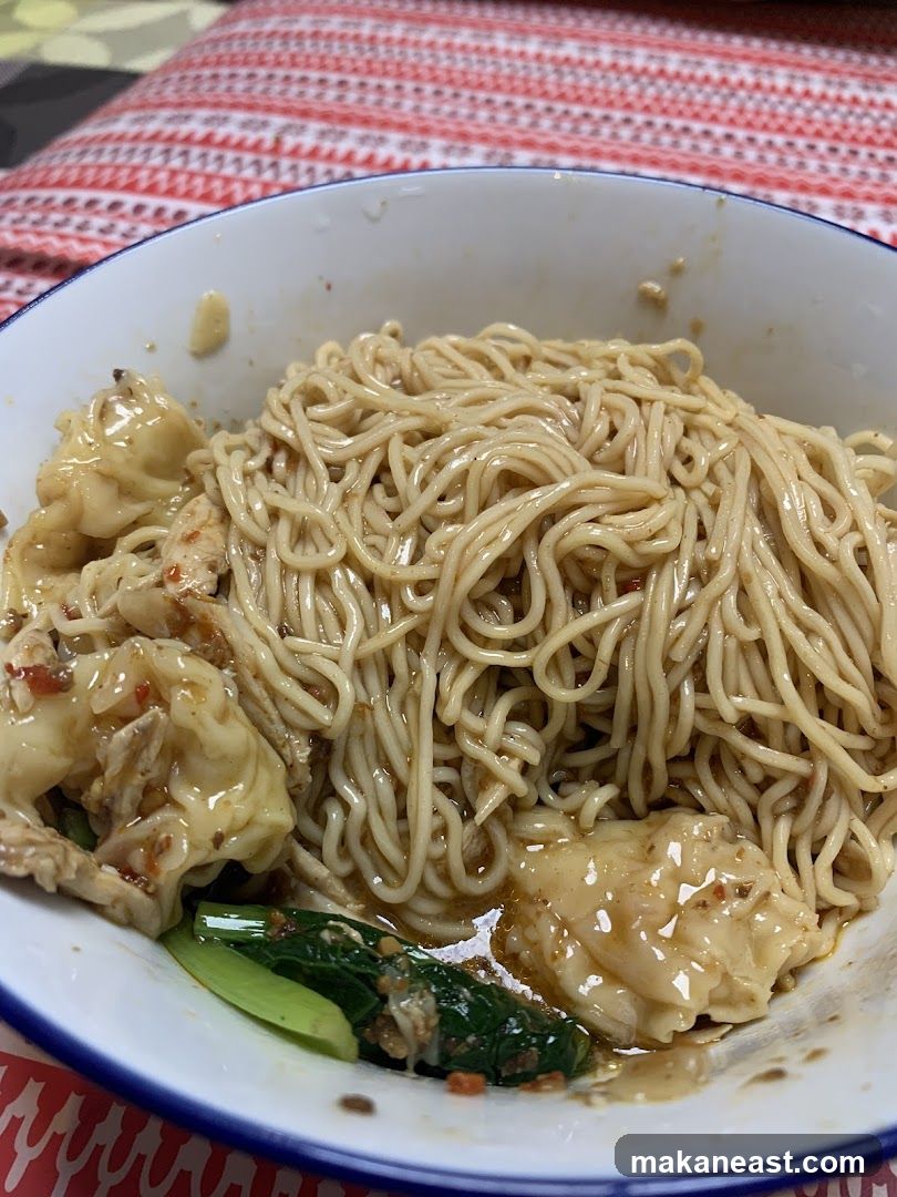 Noodles with Wontons