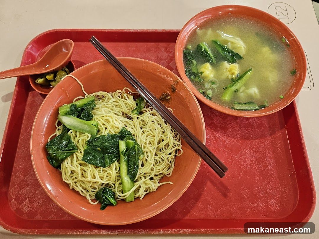Noodles and Wonton Soup