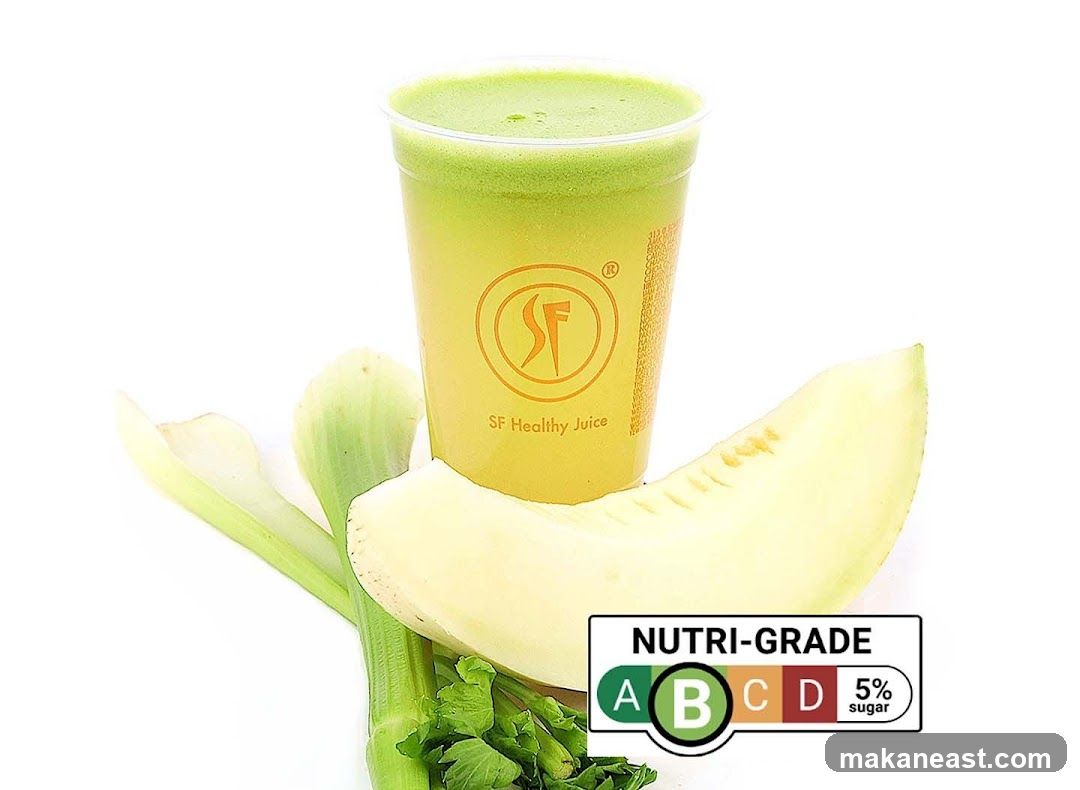 SF Healthy Juice with Melon and Celery