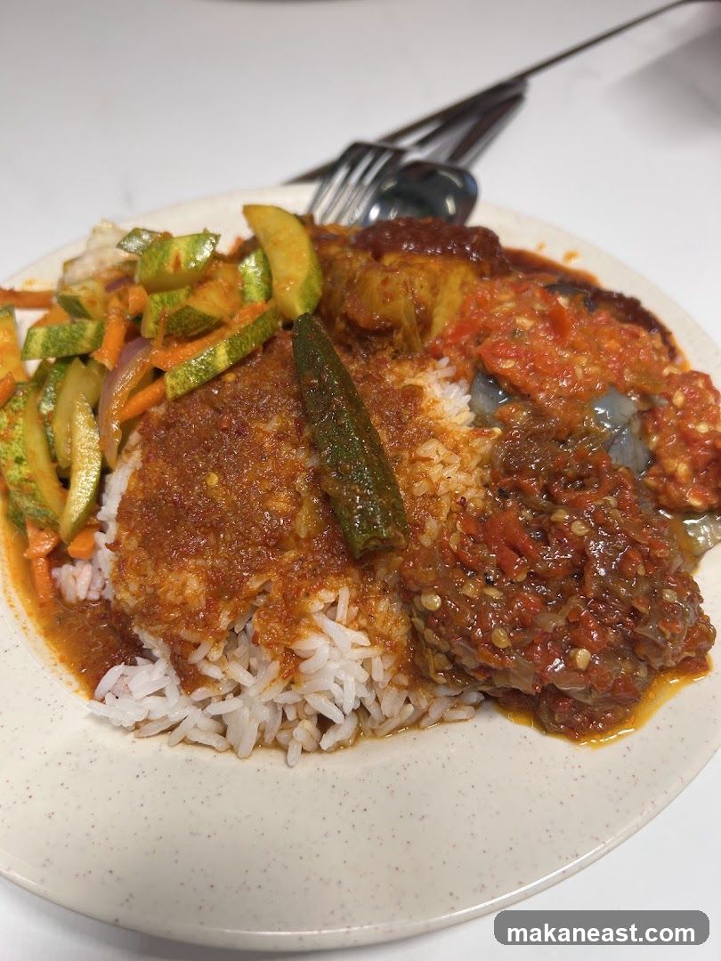 Plate of Rice with Toppings