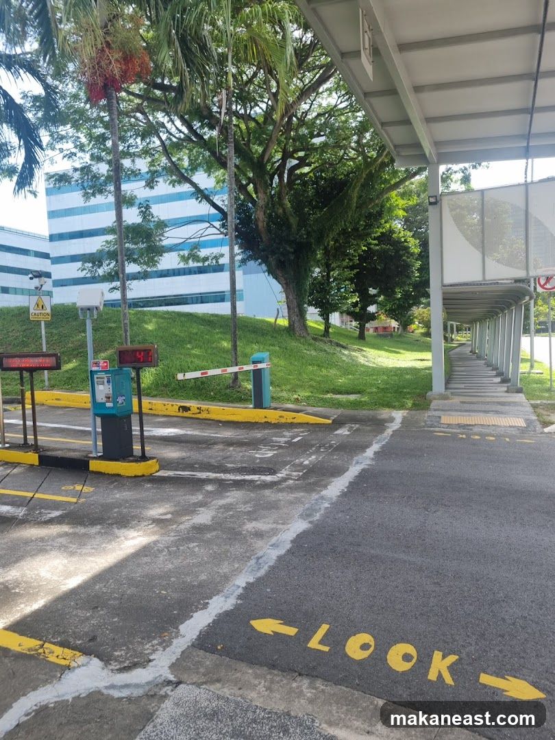 Parking Lot Entrance
