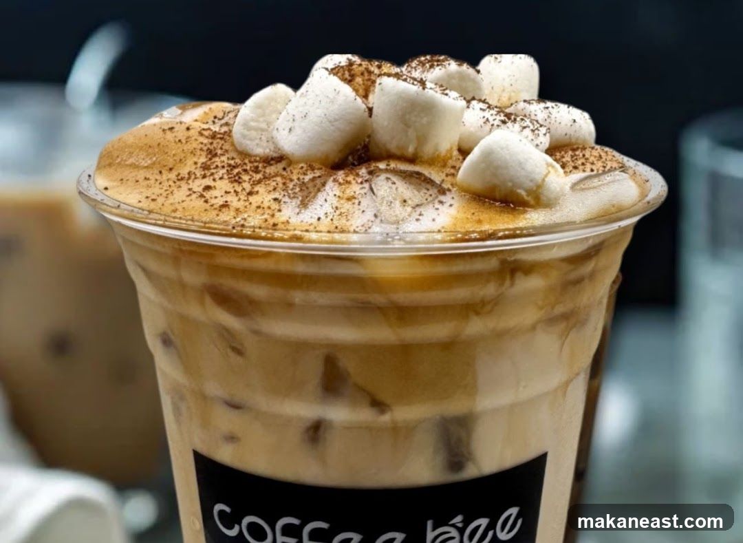Iced Coffee with Marshmallows