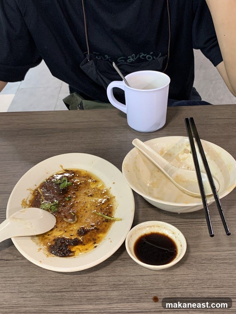 Leftover Food on Table