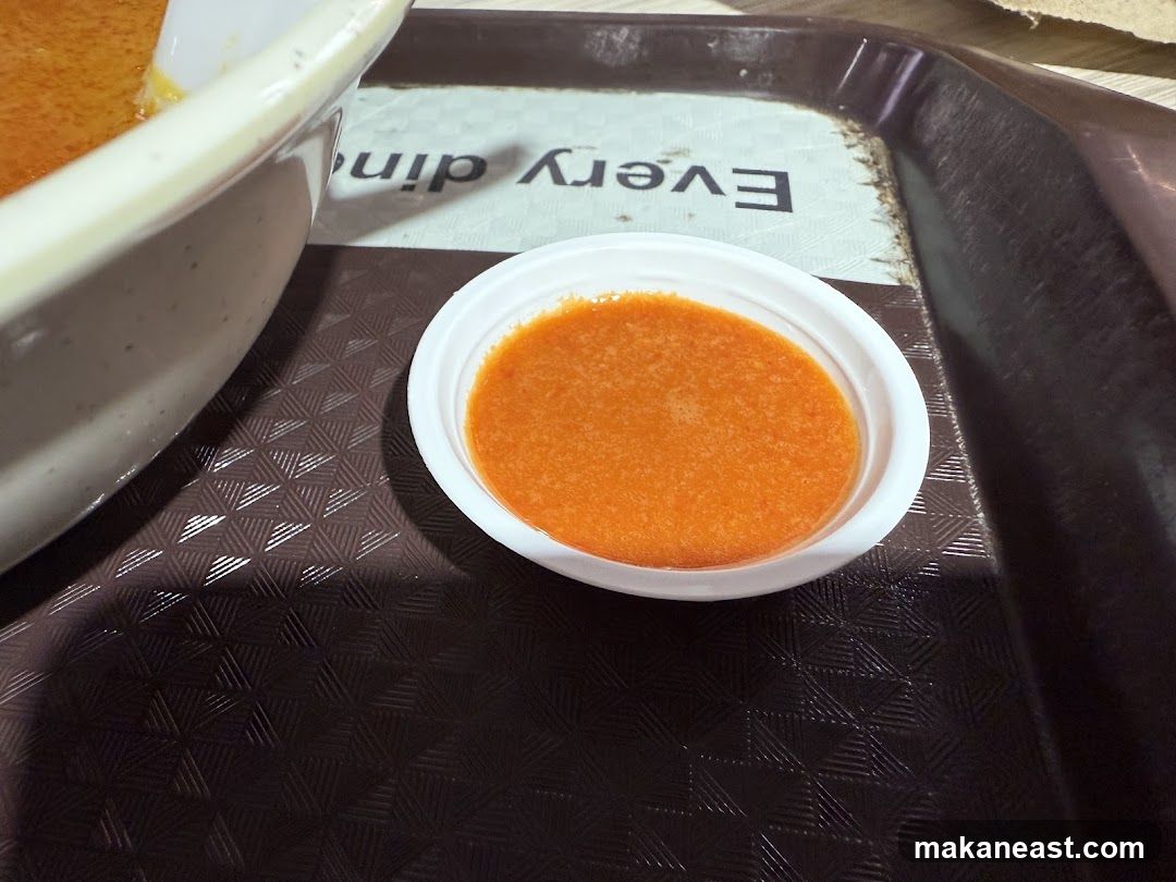 Sauce Dish on Tray