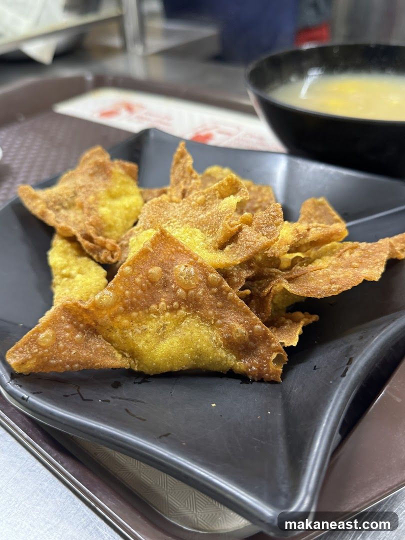 Fried Wontons and Soup