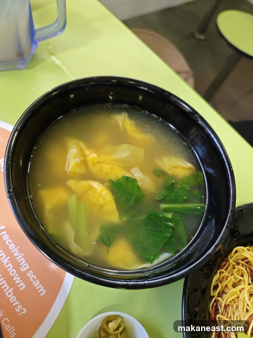 Wonton Soup and Noodles