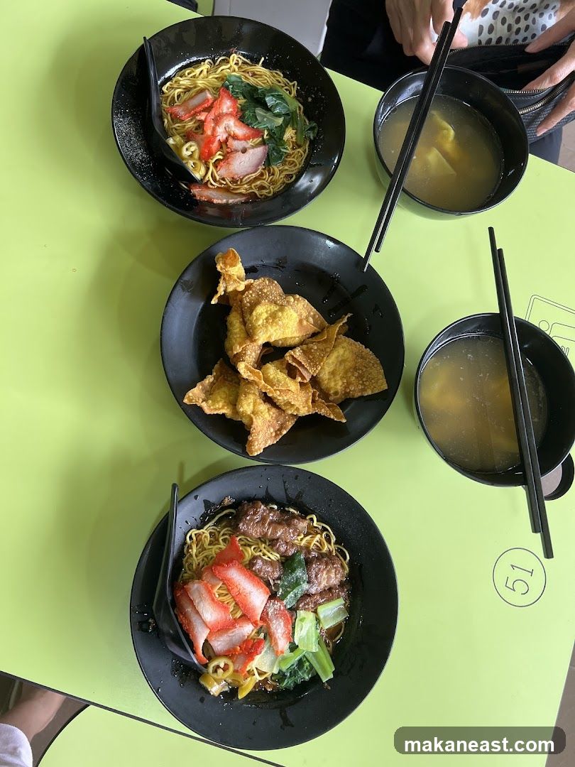 Noodles and Wontons