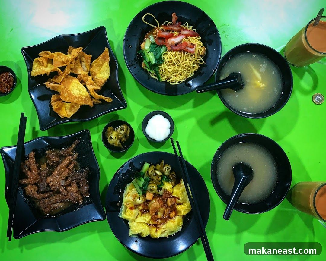 Assortment of Asian Dishes