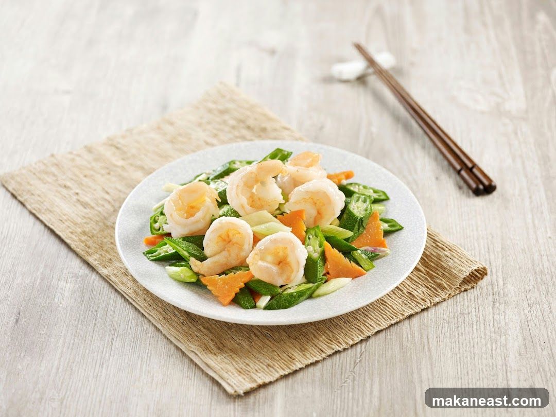 Shrimp and Okra Stir-fry