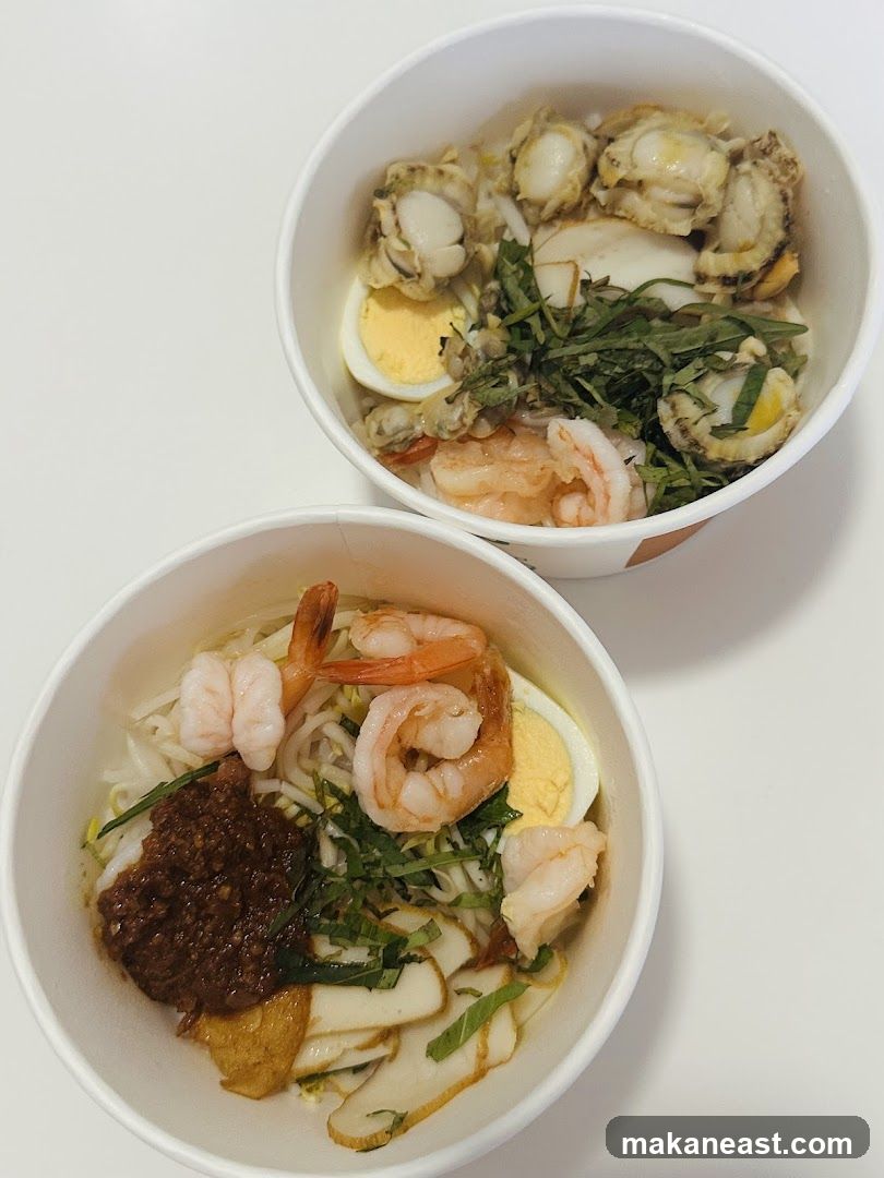 Two Bowls of Noodles