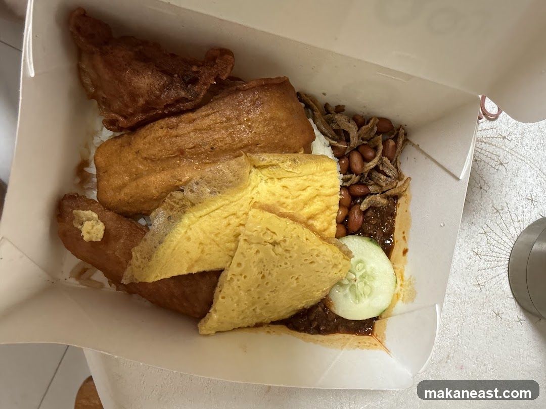 Nasi Lemak Takeaway Box