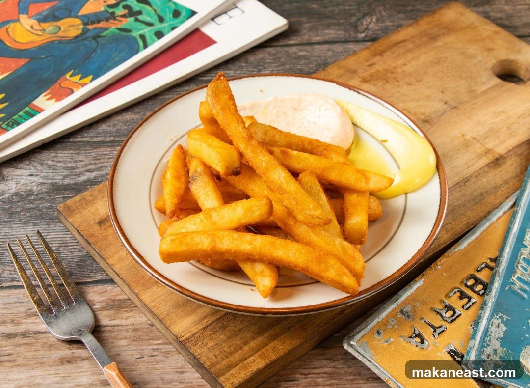 French Fries with Dipping Sauces