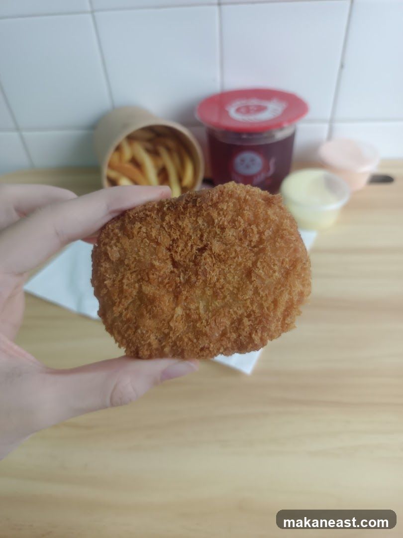 Croquette with Fries and Drink