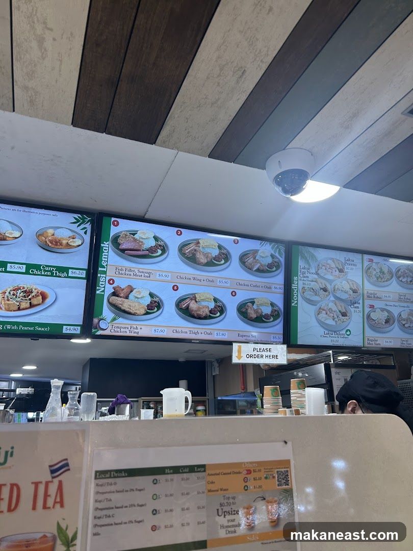 Food Menu Display