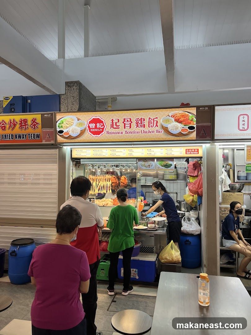 Zeng Ji Hainanese Boneless Chicken Rice