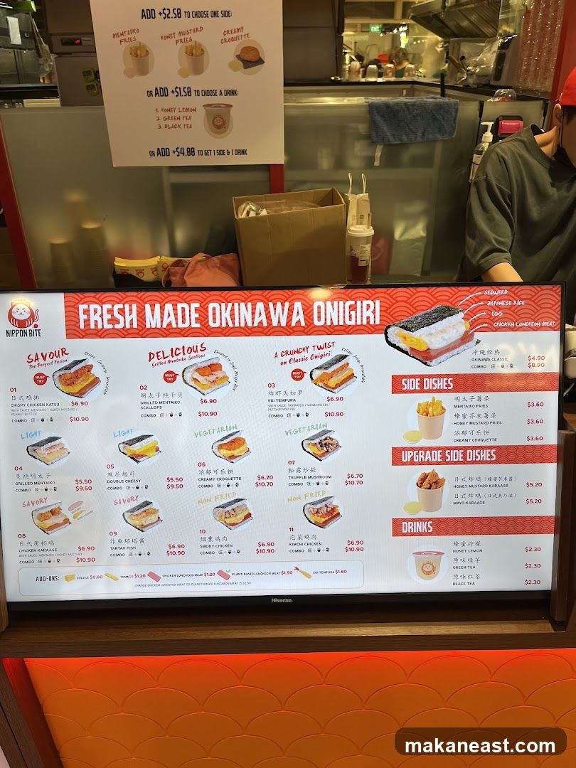 FRESH MADE OKINAWA ONIGIRI