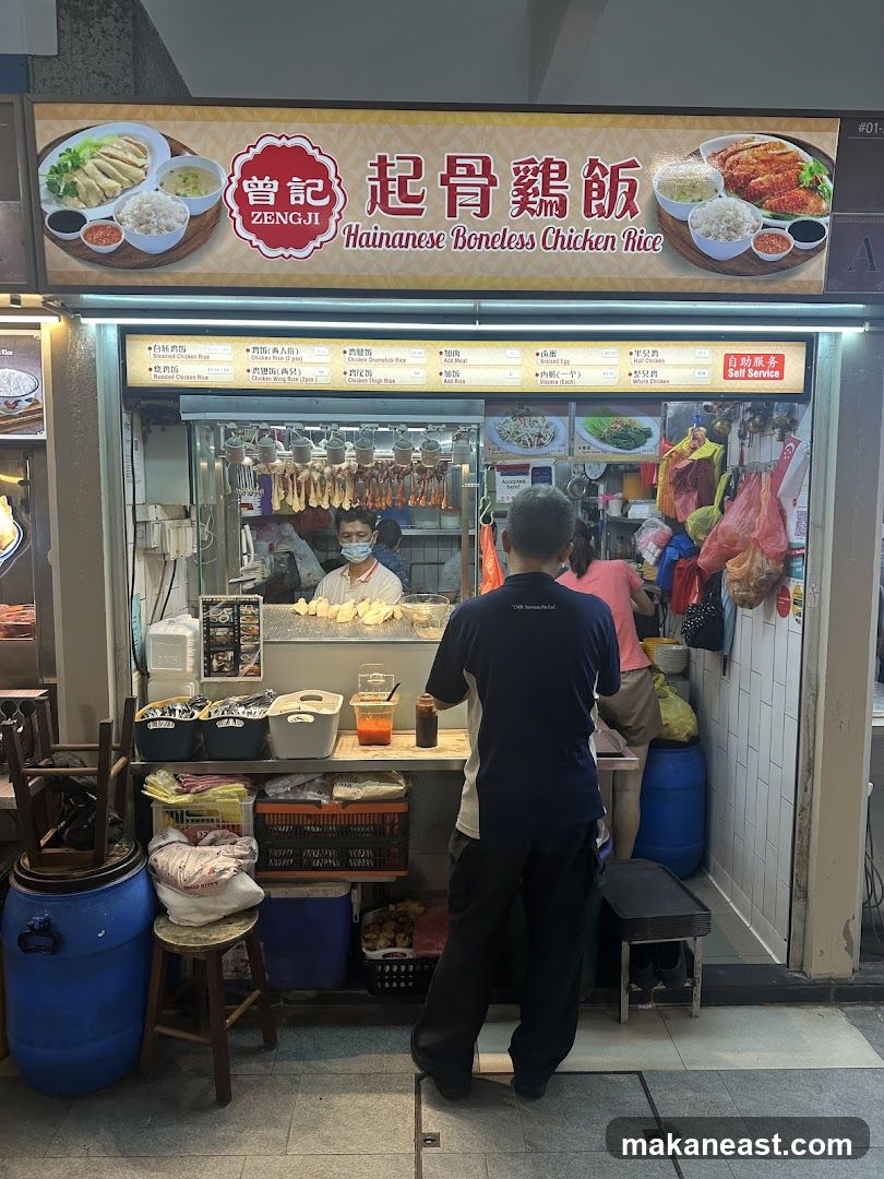 Zeng Ji Hainanese Boneless Chicken Rice