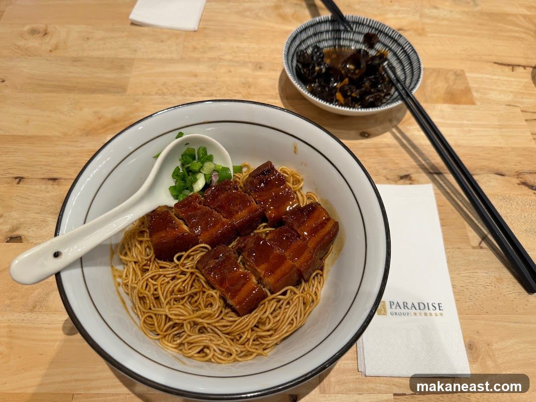 Braised Pork Belly Noodles
