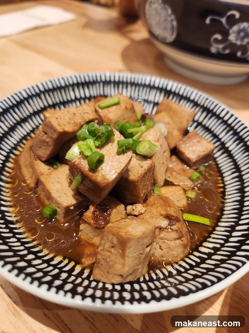 Braised Tofu with Scallions