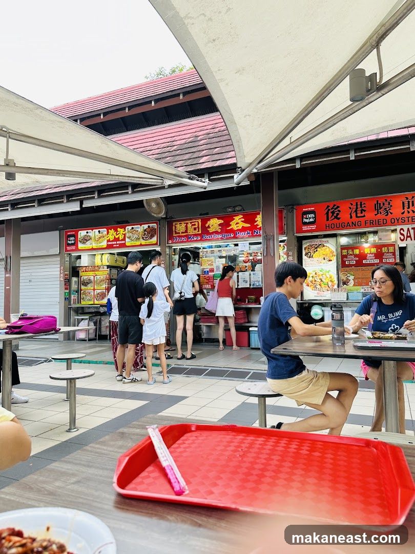 Food Stalls at a Hawker Centre