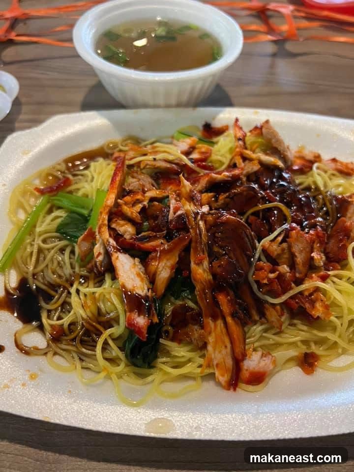 Noodles with Roasted Meat and Broth