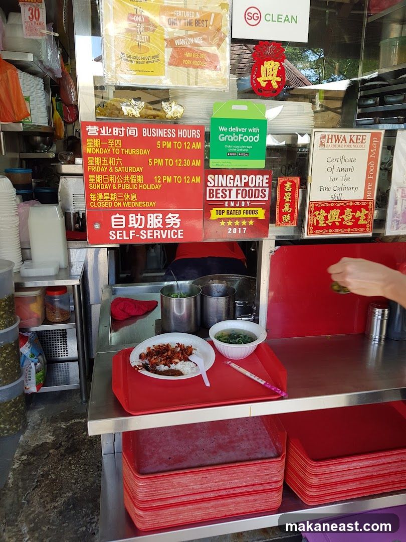 Food Stall with Business Hours and Awards