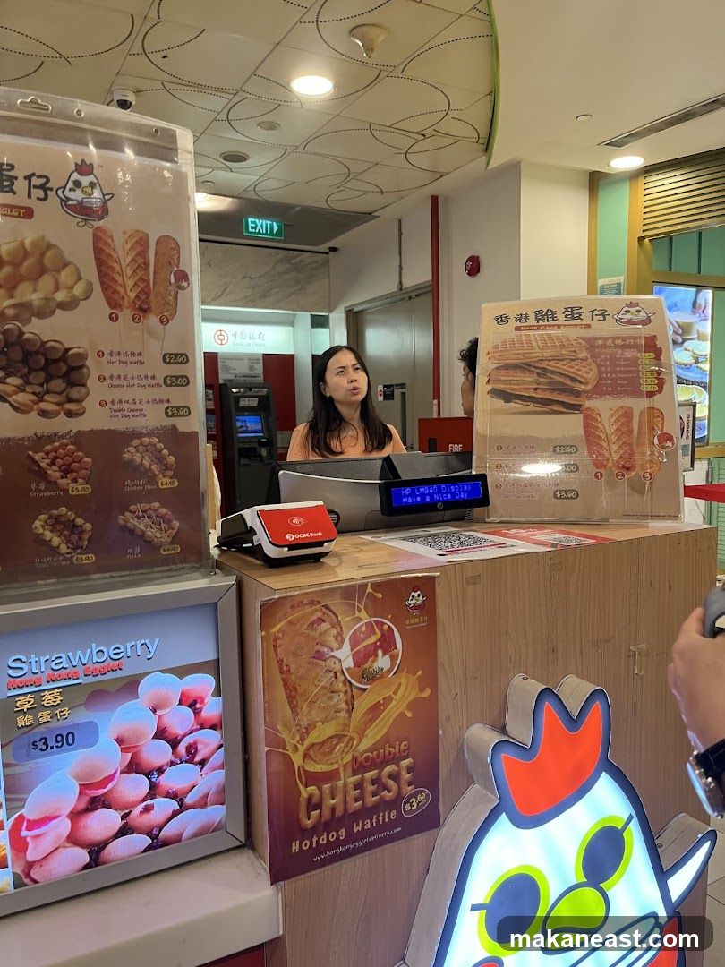 Food stall counter